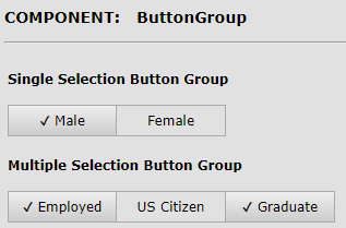 Button Group Component
