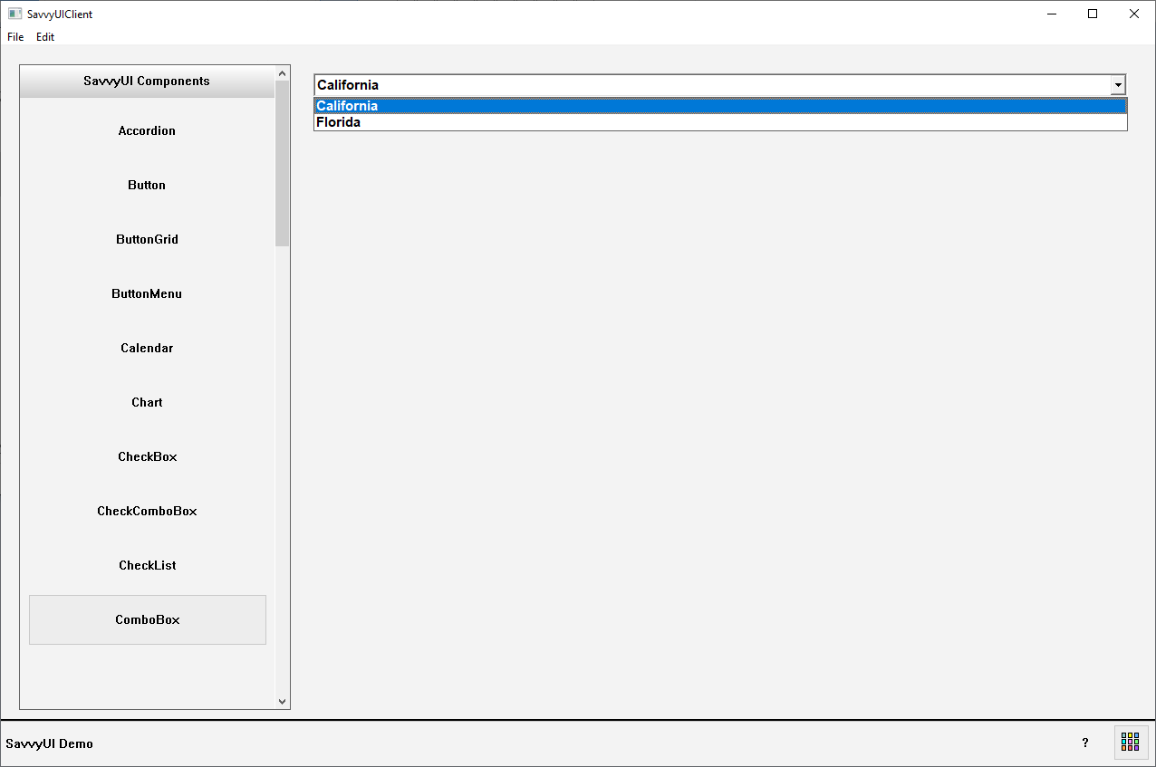 ComboBox Component