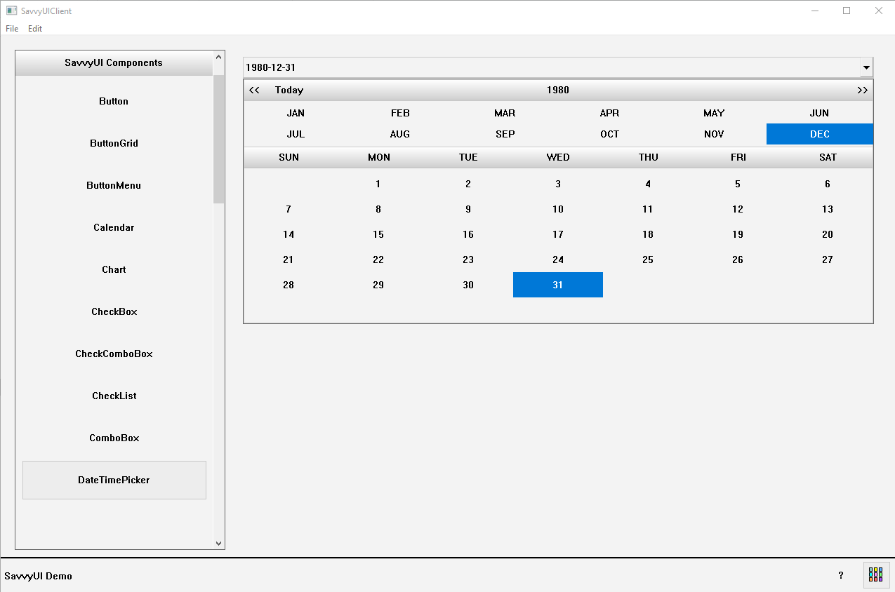 DateTimePicker Component