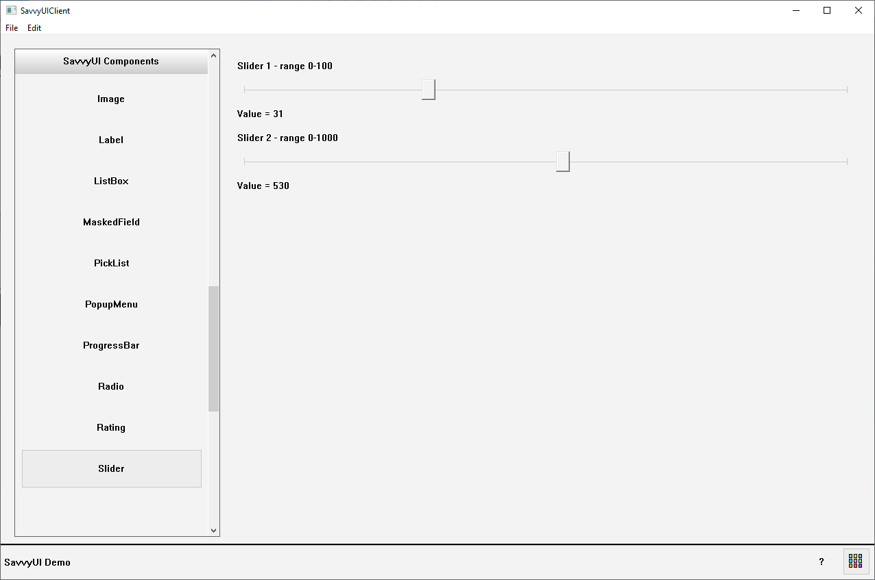 Slider Component