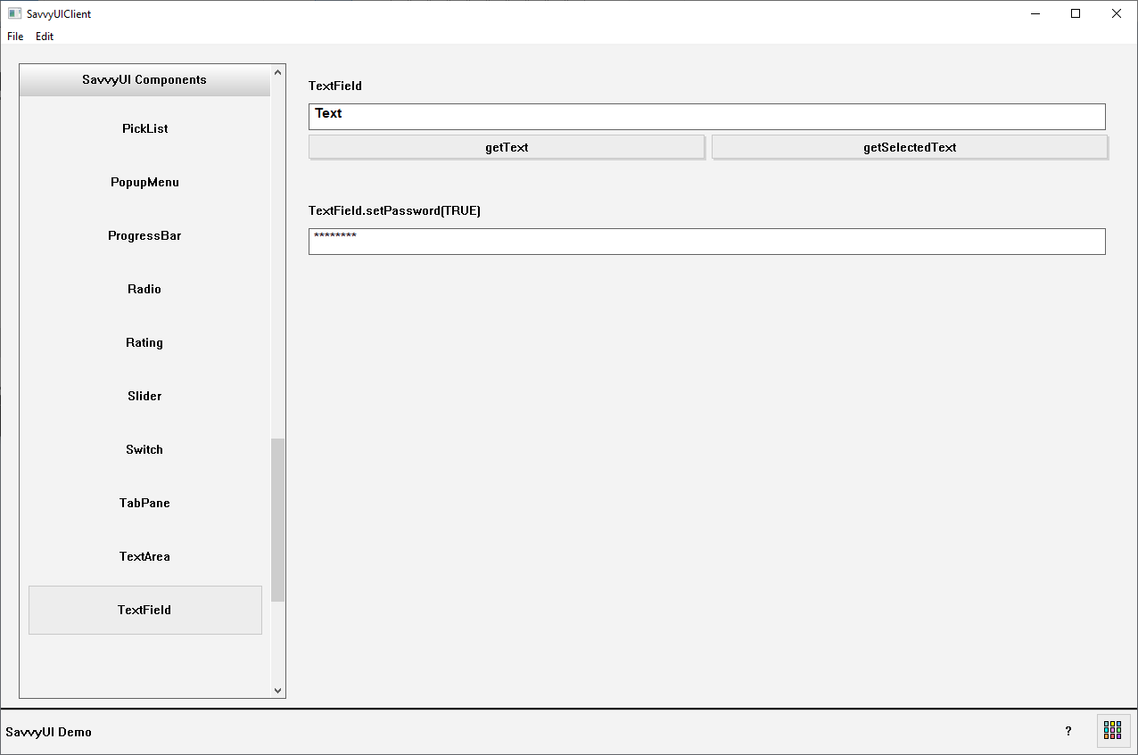 TextField Component