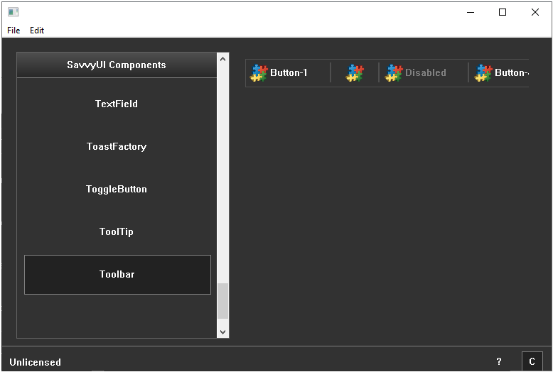 Toolbar Component